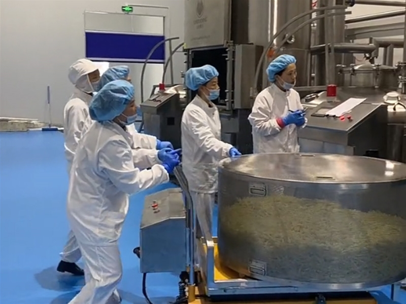 真空低温油炸机客户使用现场